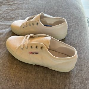 Brand New White Superga Sneakers